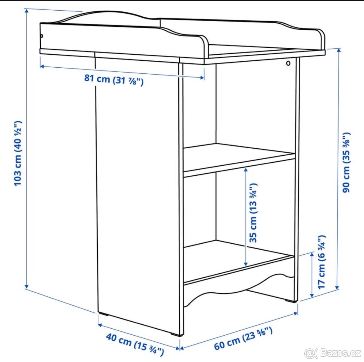 Přebalovací stůl IKEA SMÅGÖRA - 8