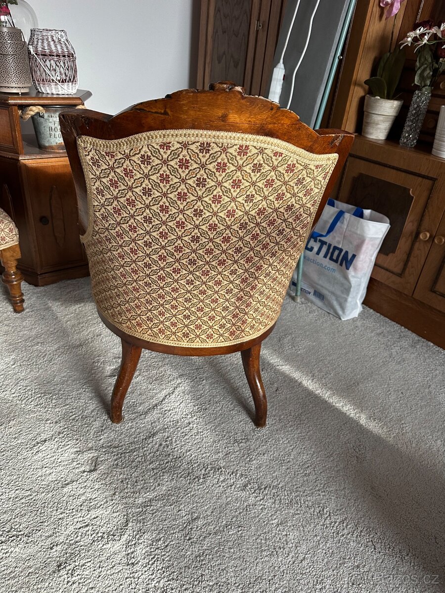 2 starožitná křesla - 8