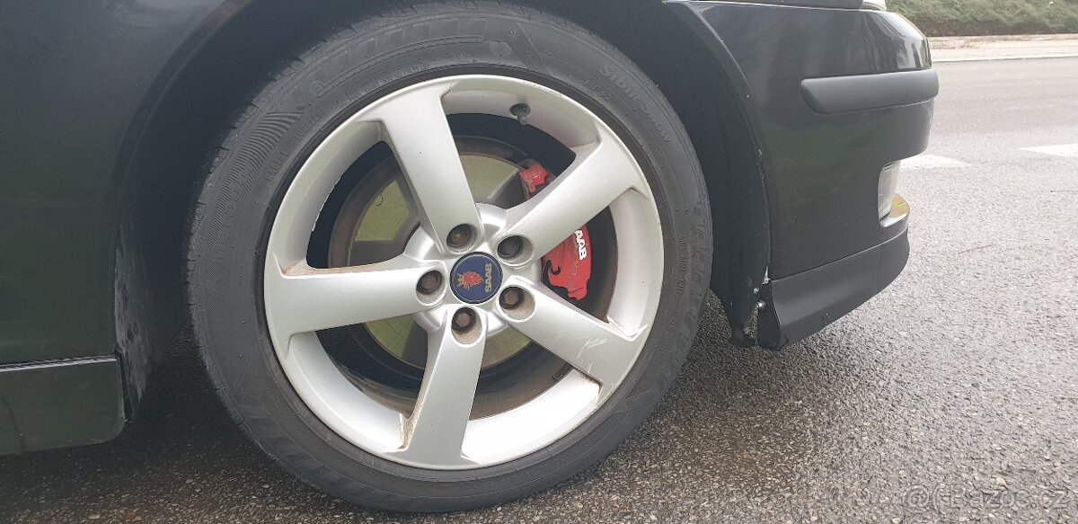 Saab 9-3 2.2 TiD, 2004, pojízdné, platná STK, po nehodě - 8