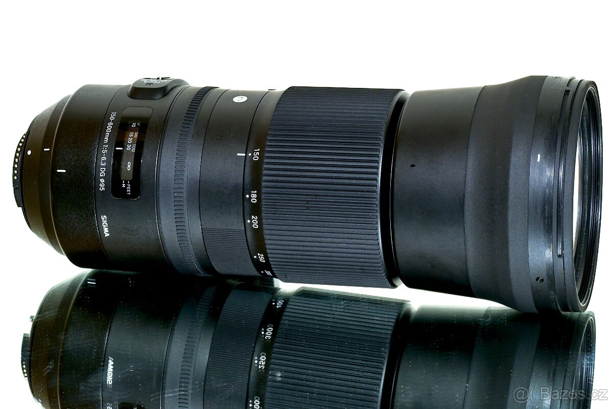 Nikon Sigma 150-600mm DG OS + UV + neopren TOP STAV - 8