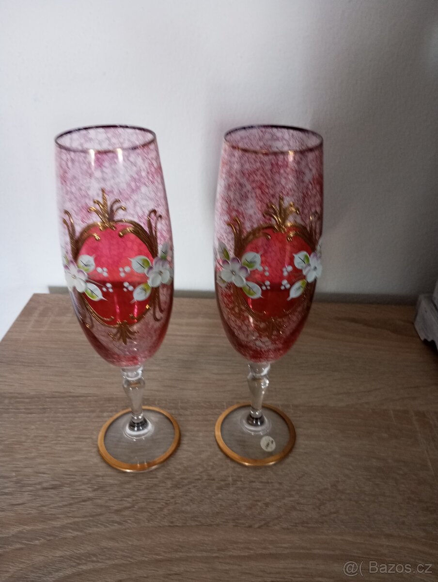 Sada skla s 2 x sklenka na sekt - 8