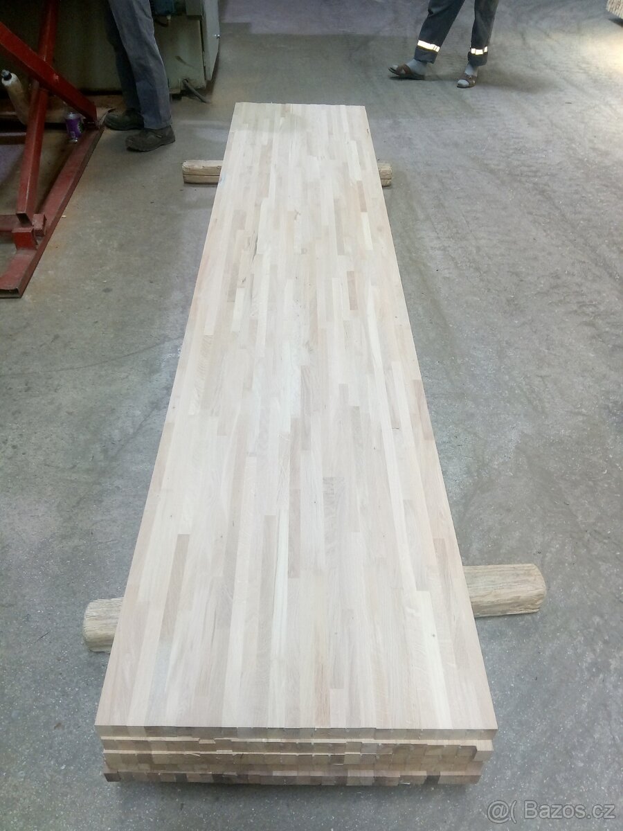 Dubová spárovka 40 x 650 x 3000 mm - 5300,- Kč/ ks - 8