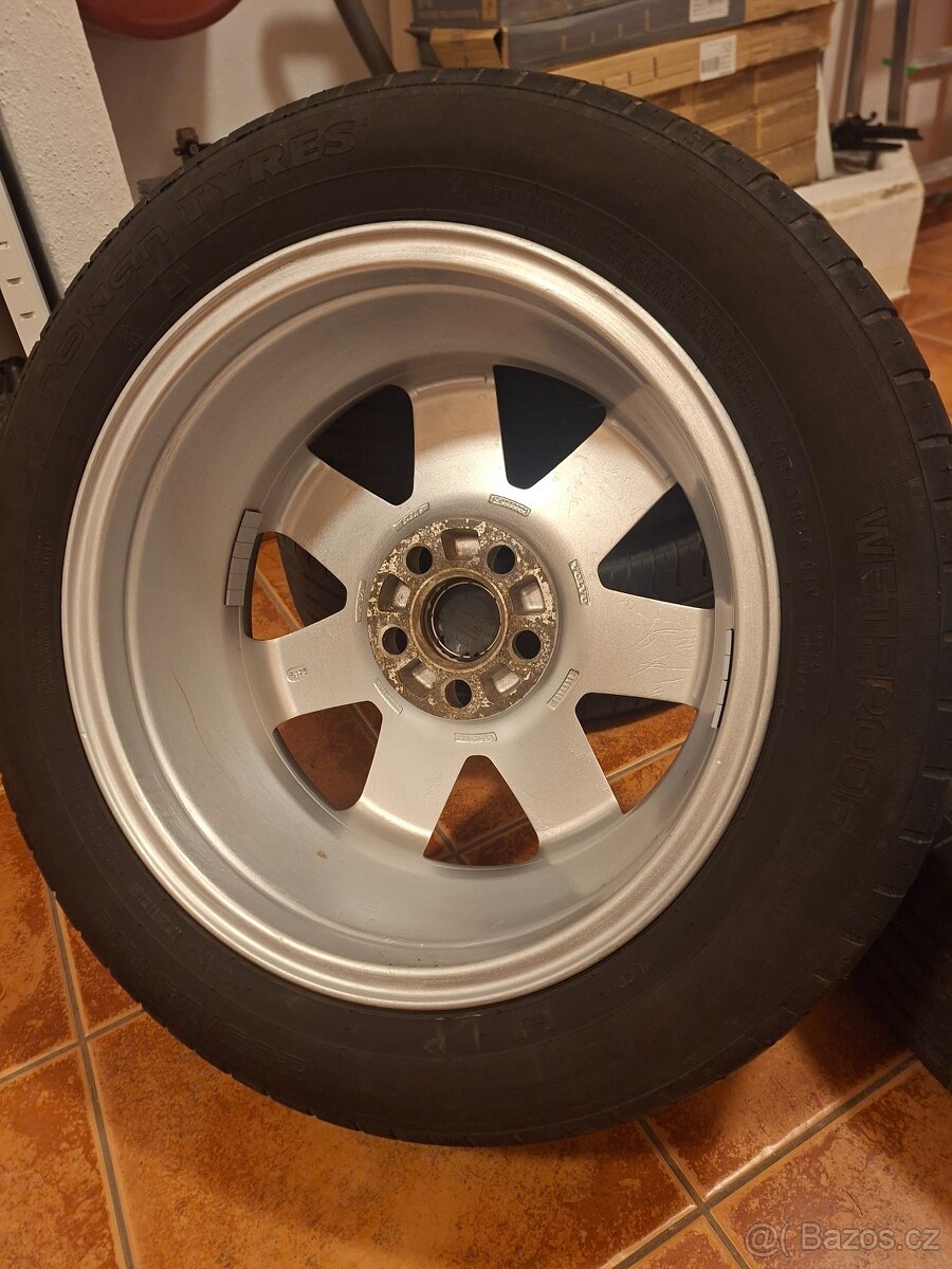 Volvo V50, 4x hliník disk včetně letní pneu - 8