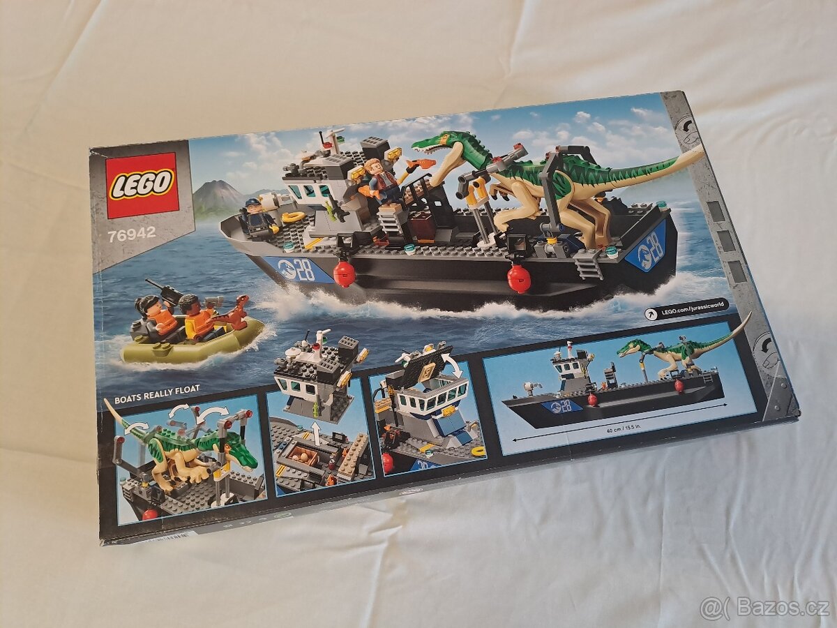Jurassic World 76942 Útěk Baryonyxe z lodě - 8