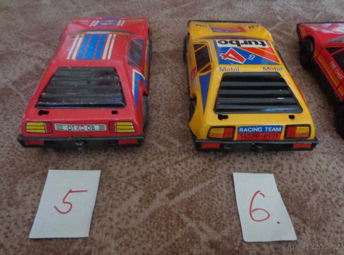 Plechová auta na setrvačník MSB, NDR, DDR - 8