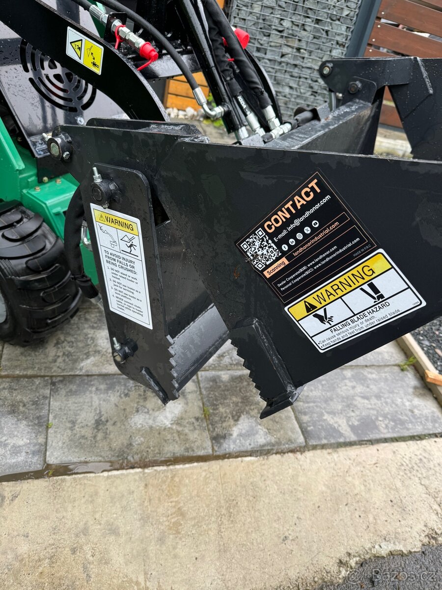 Klapačka, lžíce pro mininakladač, profi Wolverine - 8