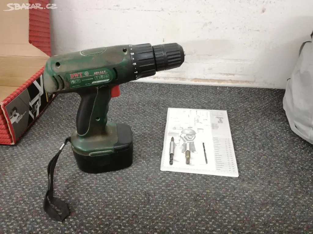AKU vrtačka/šroubovák DWT ABS-9,6 E - 8