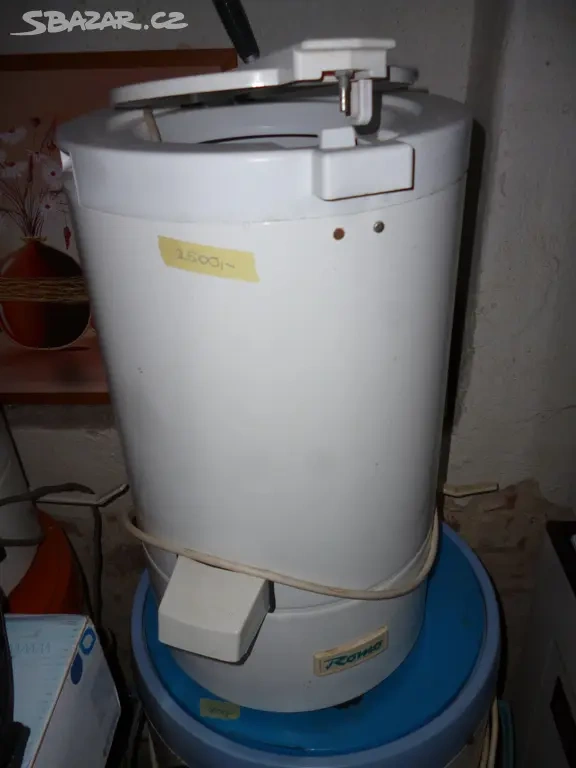 pračka romo kombi,nerez vana ,ohřev vody,ždímání za 4000kč - 8