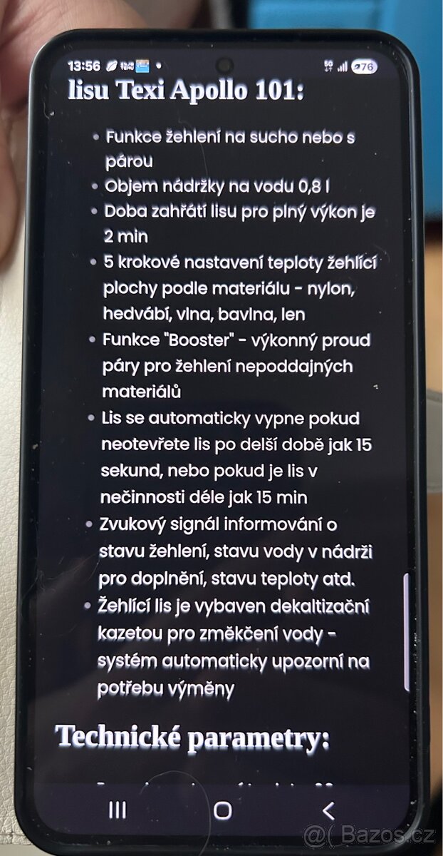 Žehlicí prkno Apollo 101 - 8