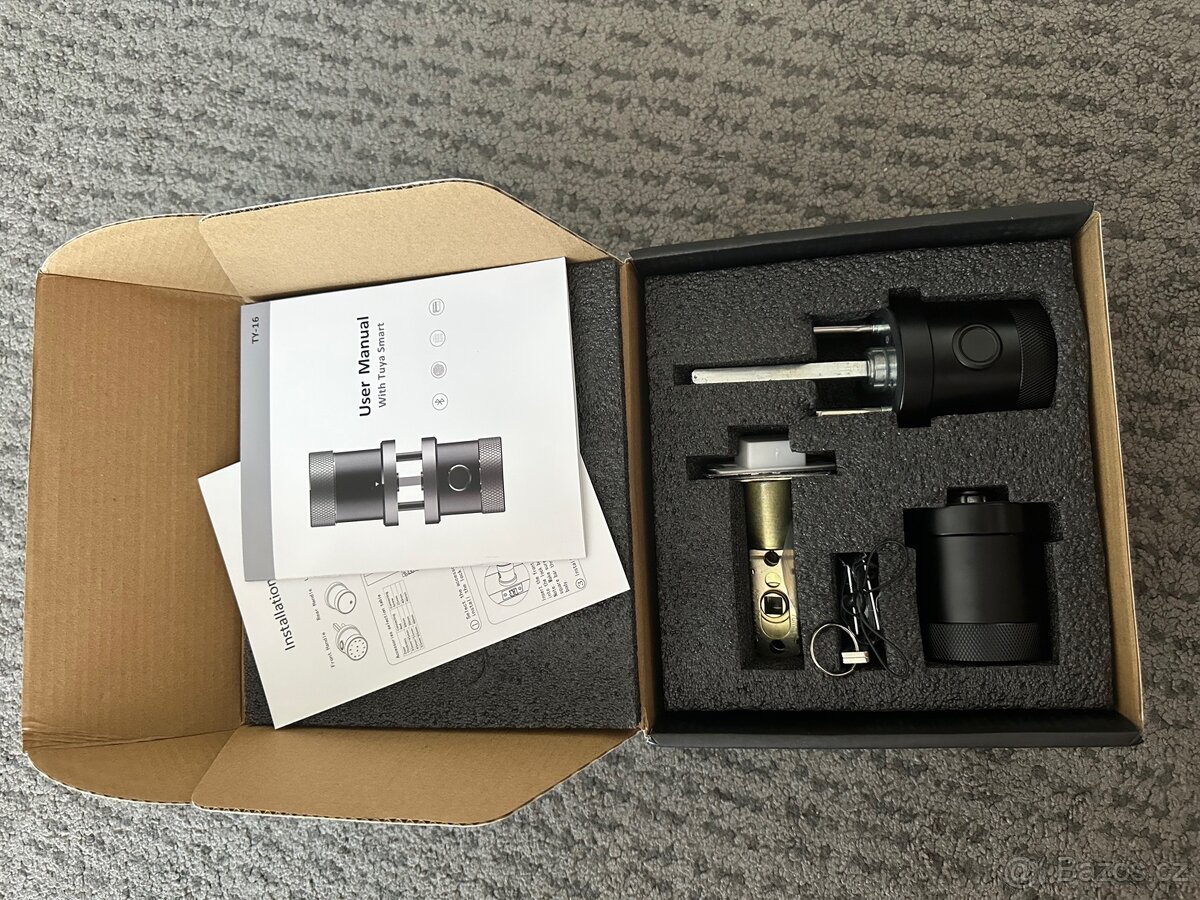 Inteligentní zámek dveří Tuya, s otiskem prstu - 8