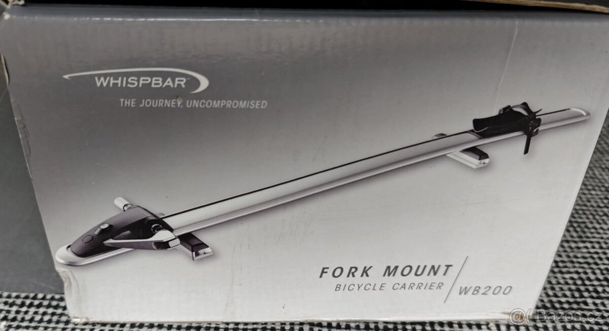 WHISPBAR WB200 2ks, špičkové strešné nosiče na bicykle, nové - 8