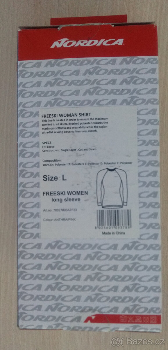 NOVÉ funkční termoprádlo Nordica Freeski Woman Top (M + L) - 8