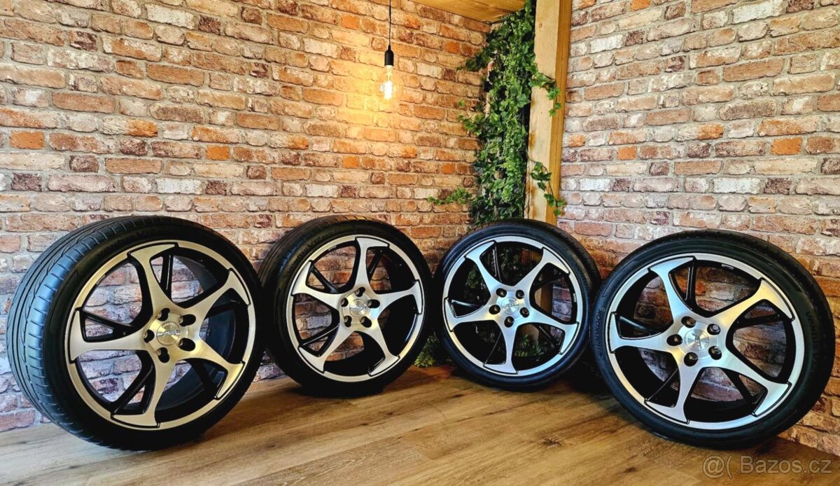 Alu R19 5x112 ABT SPORTSLINE + letné pneu 255/35 R19 - 8