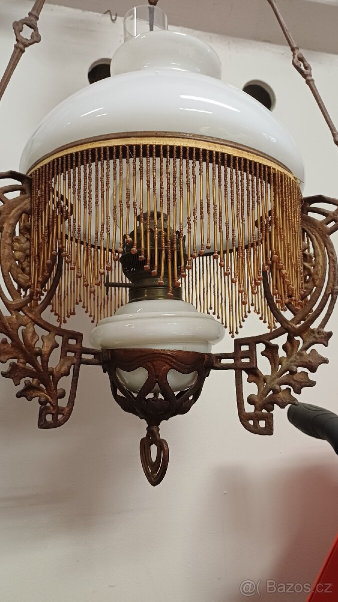 Petrolejová lampa lustry 2 ks - 8