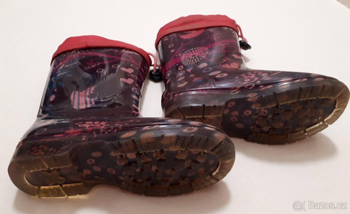 Dětské gumáky, gumáčky, holinky, vel.28 - 8