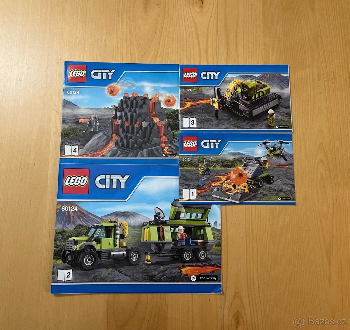 Prodám sety Lego City 60121, 60122, 60123, 20124 - Sopka - 8