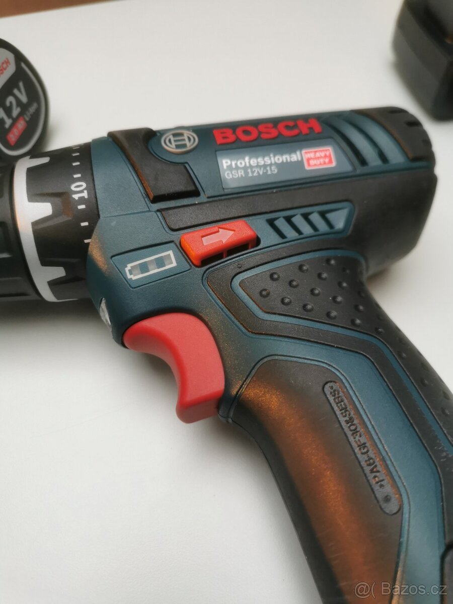 BOSCH Aku vrtací šroubovák GSR 12V-15 - 8