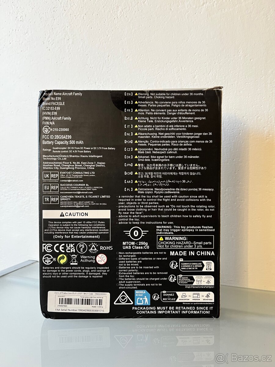 Drone E99 – Skládací kvadrokoptéra s kamerou - 8