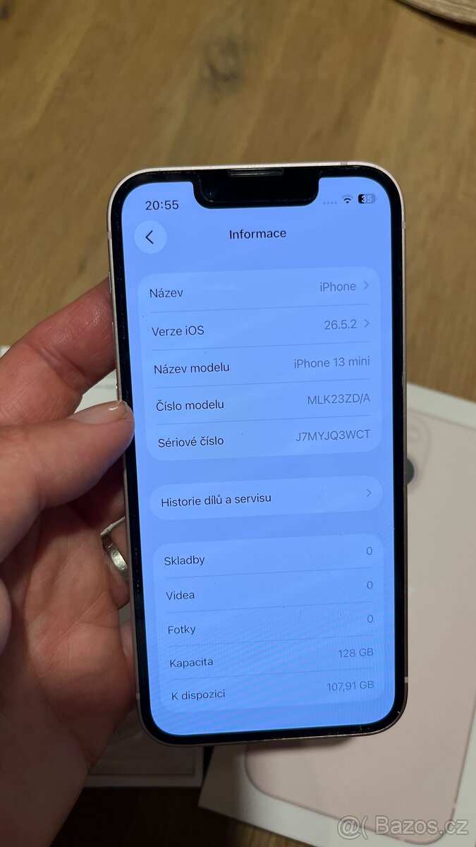 Prodám iPhone13mini 128GB v super stavu - 8