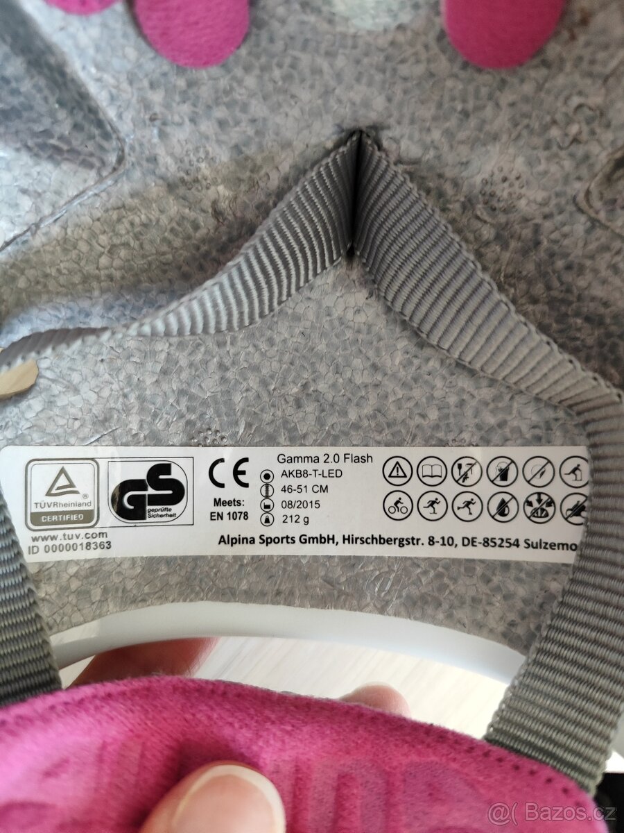 Dívčí cyklistická přilba 46-51 cm - 8