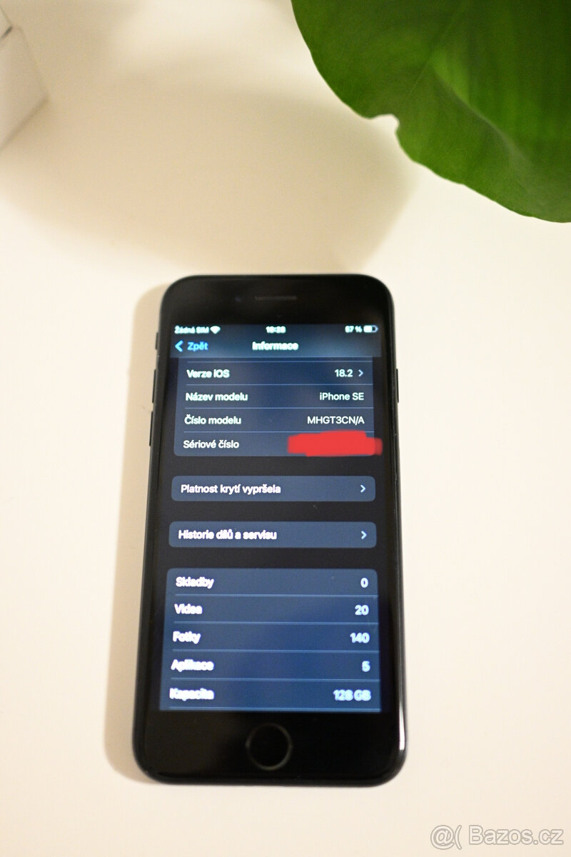 iPhone SE 2020 128gb, baterie 100% - 8