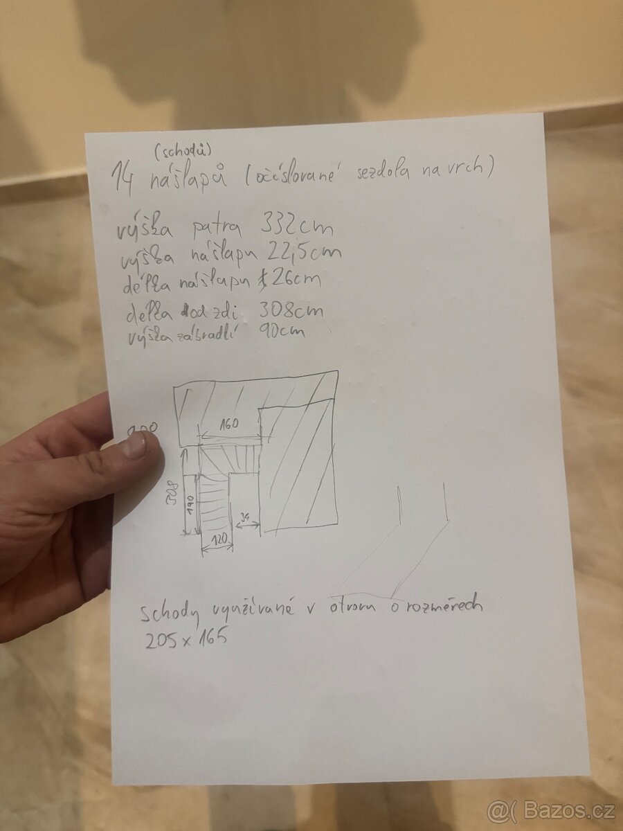 Schody L - masiv - 8