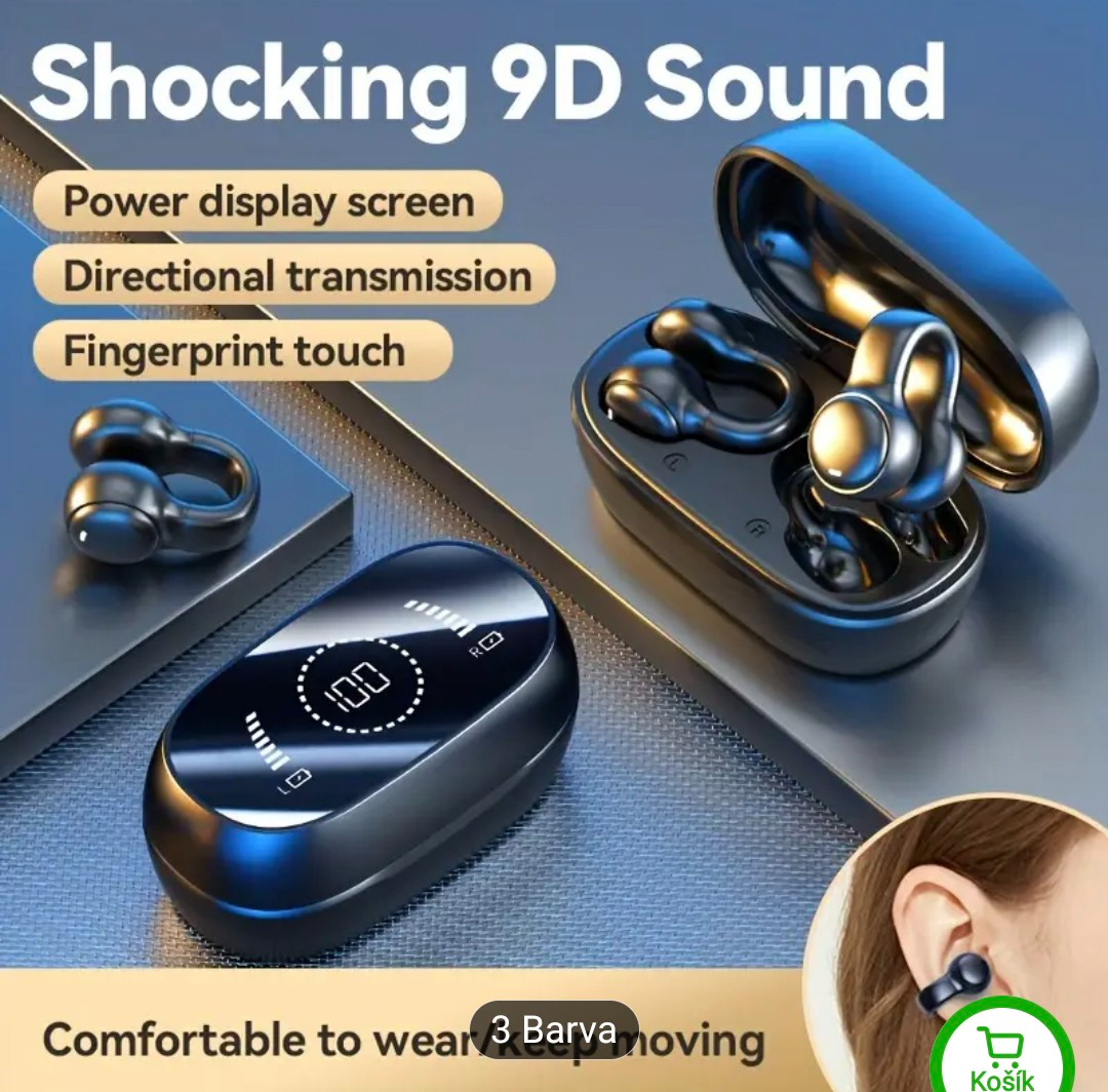 Bezdrátova sluchátka, nová. - 8