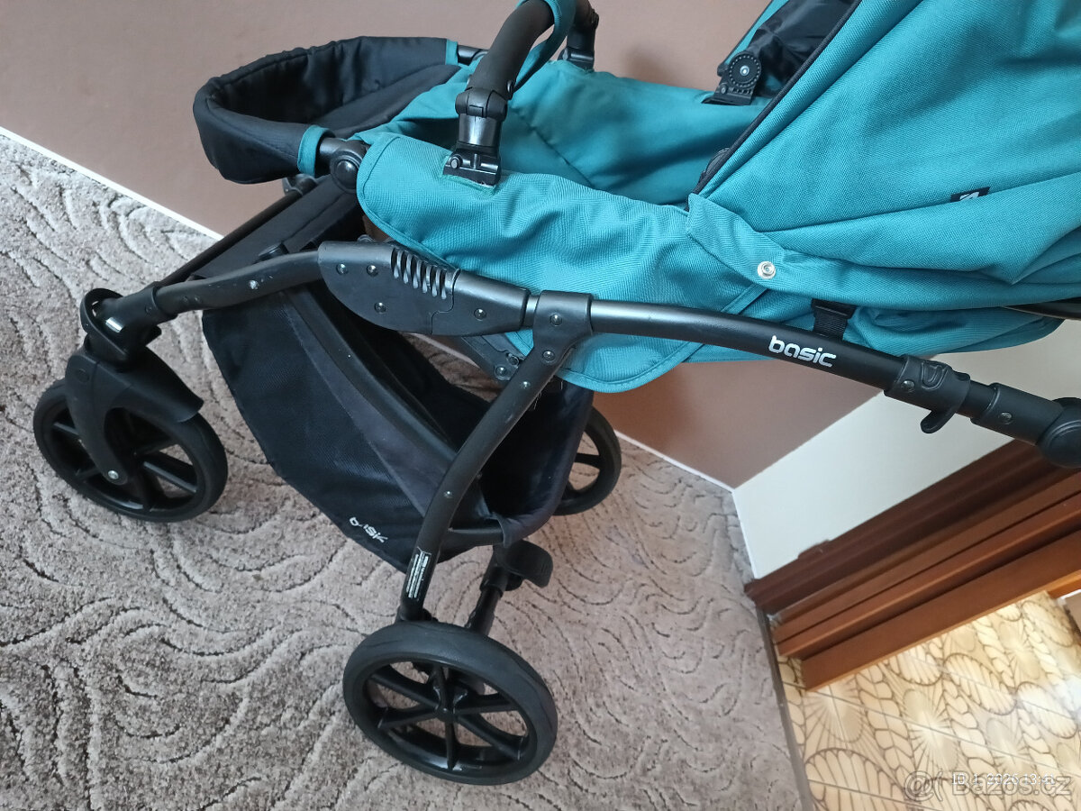 Kočárek Riko Basic 2v1 – Lagoon - 8