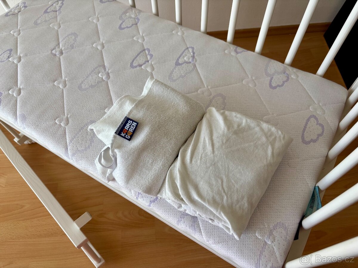 Dětská přístavná postýlka 90x45 cm s matrací - 8