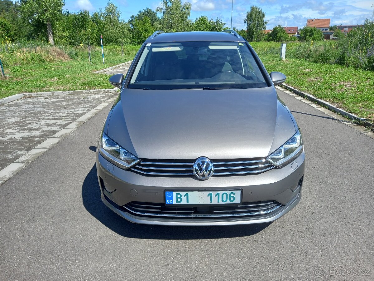 VW-GOLF SPORTSVAN 2,0TDI-150PS-BIXENON-HIGHLINE-NAVI-2015 - 8