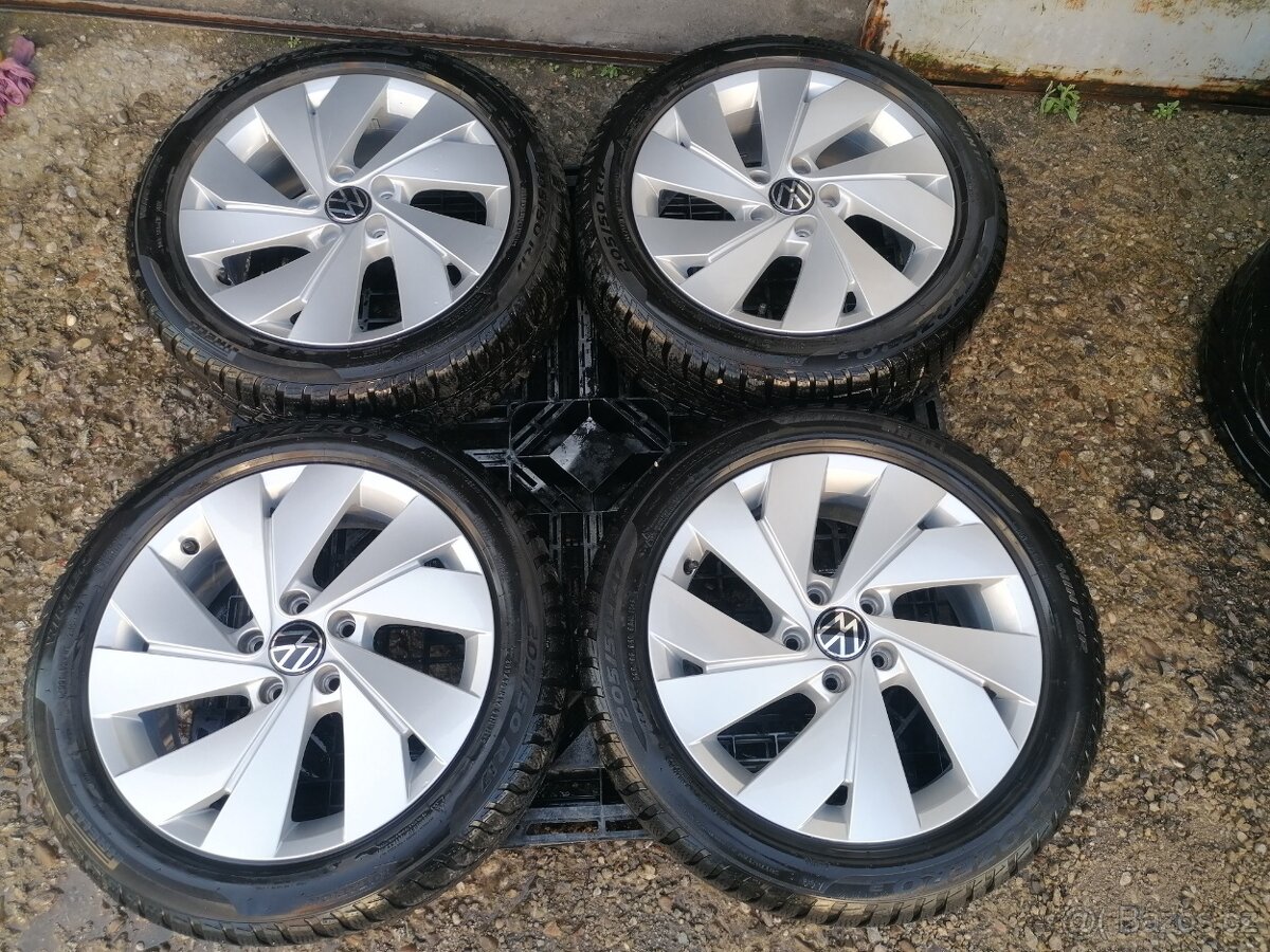 Alu sada=5x112=orig.VOLKSWAGEN GOLF=s pneu=205/50 R17 - 8