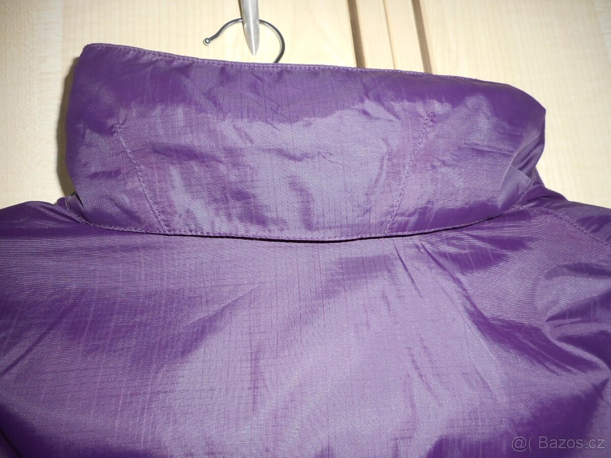 Nepromokavá bunda, parka dlouhá - fialová M - Tchibo - 8