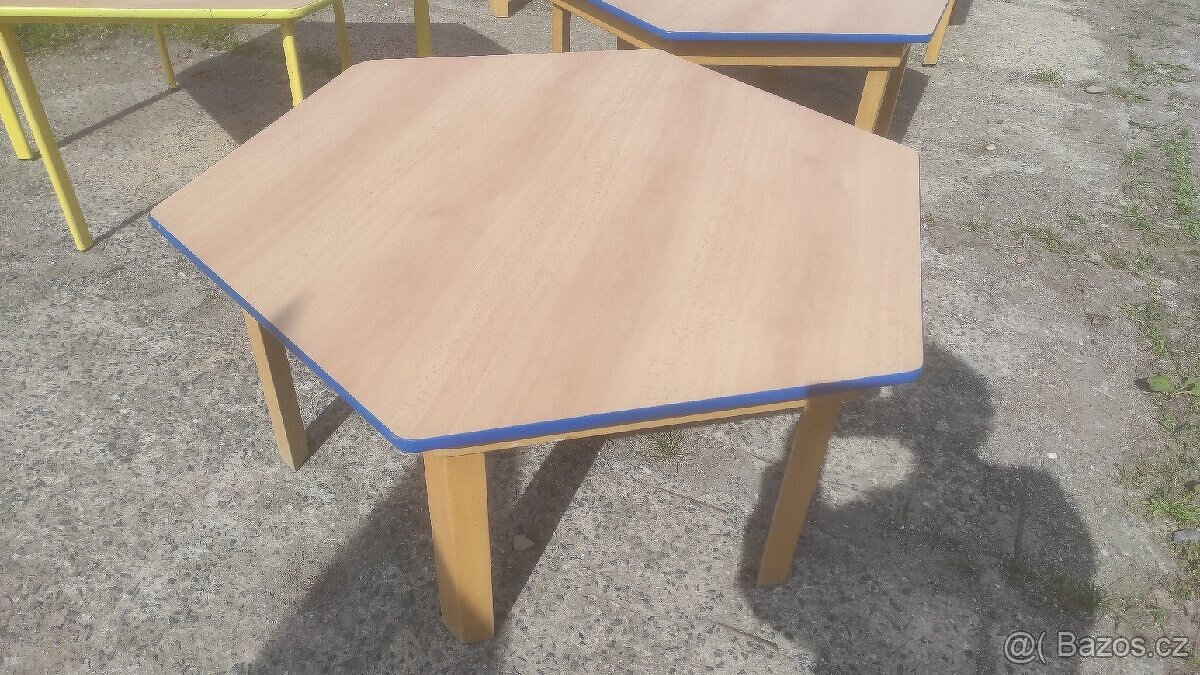 STUL dětsky šestihranny - 8