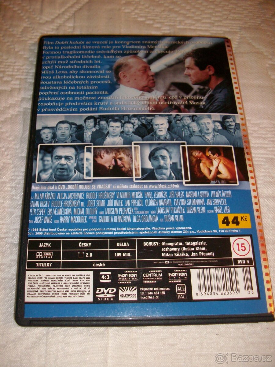 DVD ČESKÉ FILMY A SERIÁLY - 8