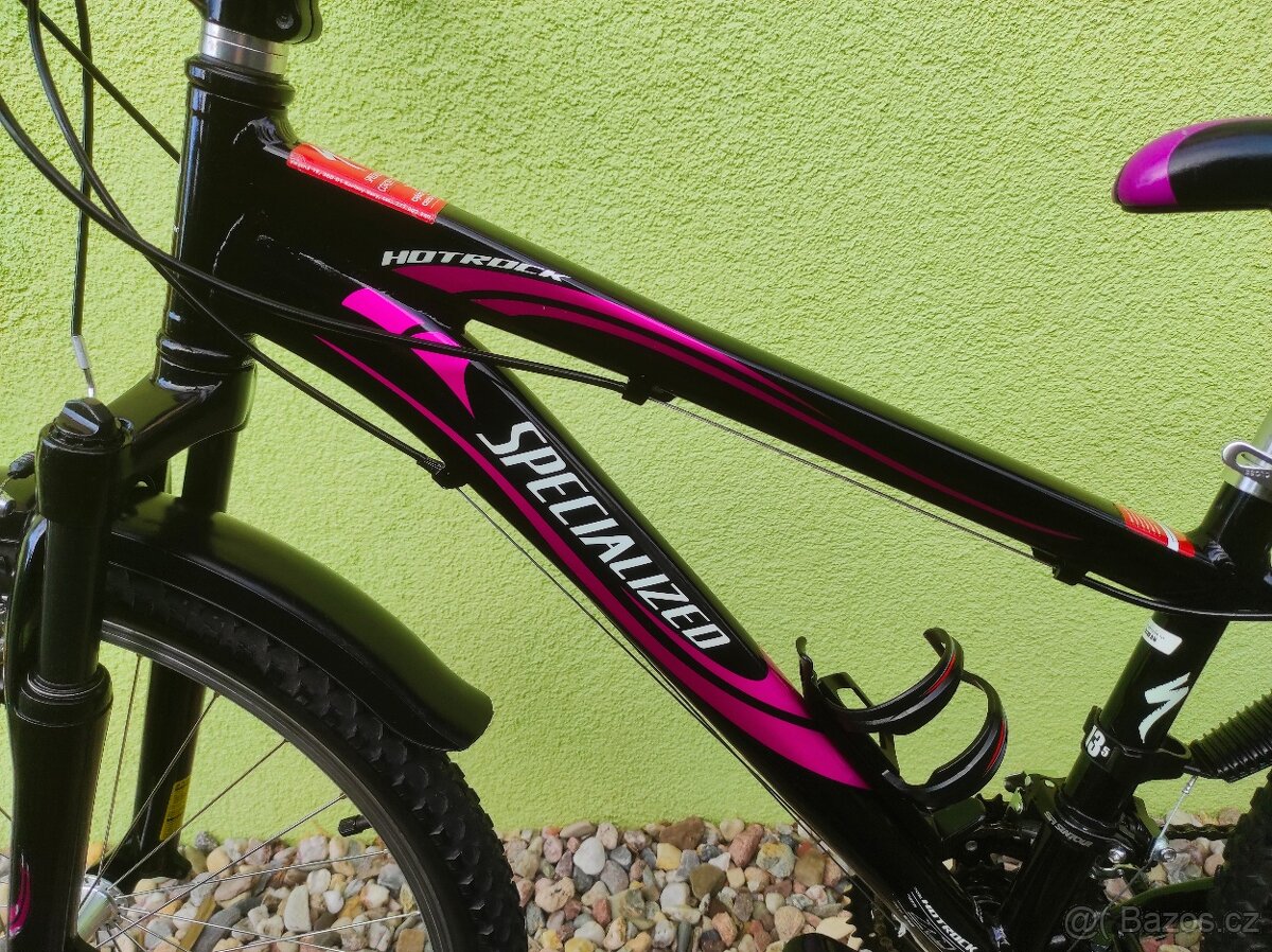 Značkové dětské kolo SPECIALIZED 24" (černá/fialová)# - 8