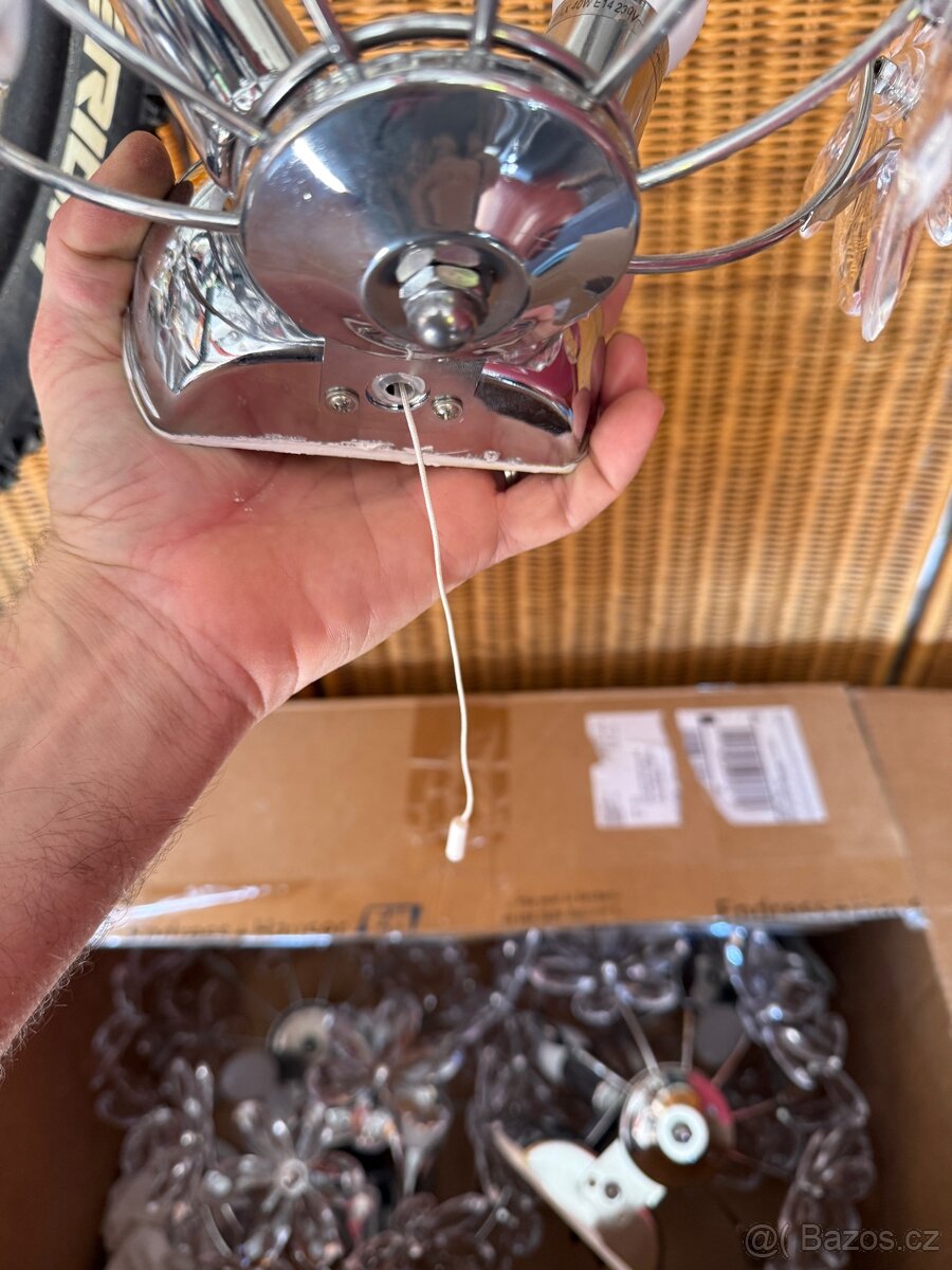 Krasne svetla na zed,lampicky 5ks - 8