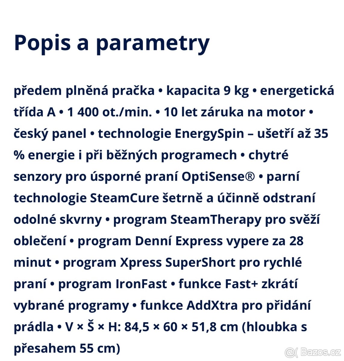 Pračka Beko B3WFU4841 MCC šedá - 8