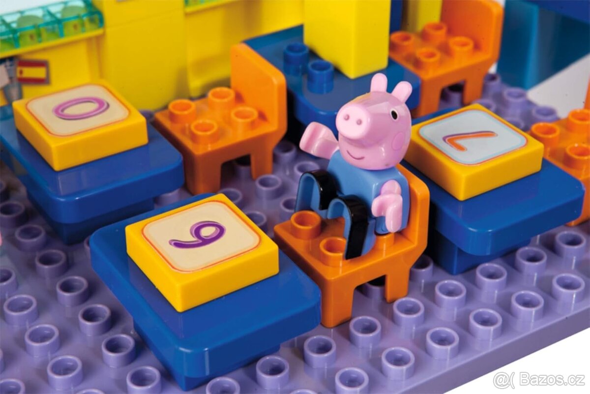 Stavebnice Pepa Pig school construction set - 8