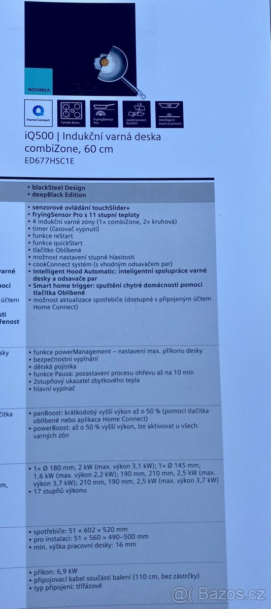 Nová ind.deska SIEMENS STUDIO LINE-COMBIZONE - TOP CENA - 8