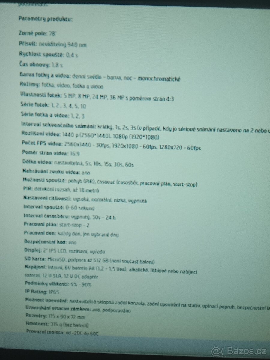 fotopast TETRAO model S68 - 8