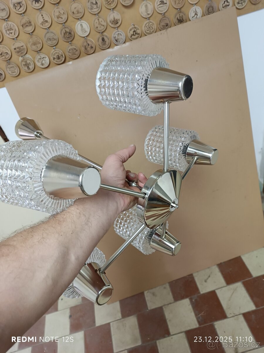 Starý , retro lustr - 8