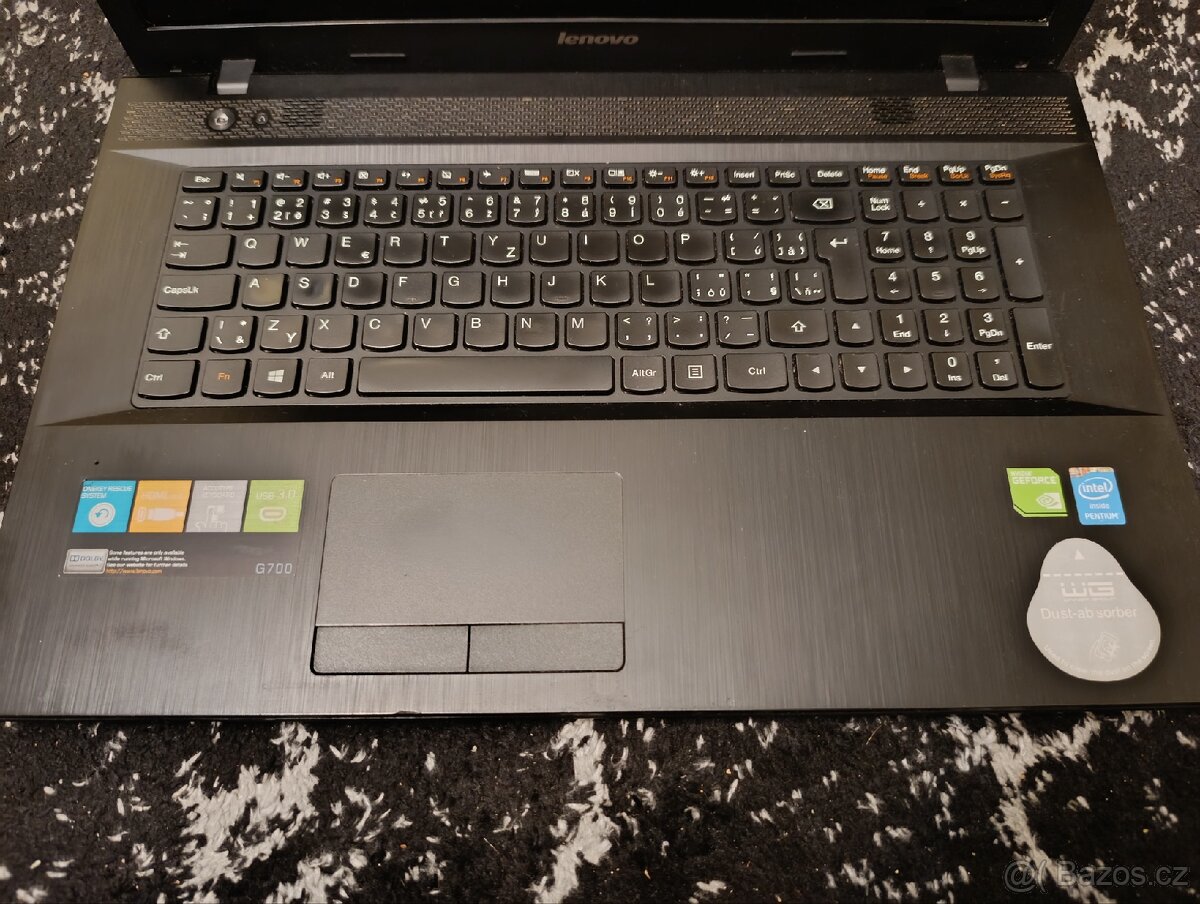 Notebook Lenovo G700 – velký notebook / na díly nebo opravu - 8