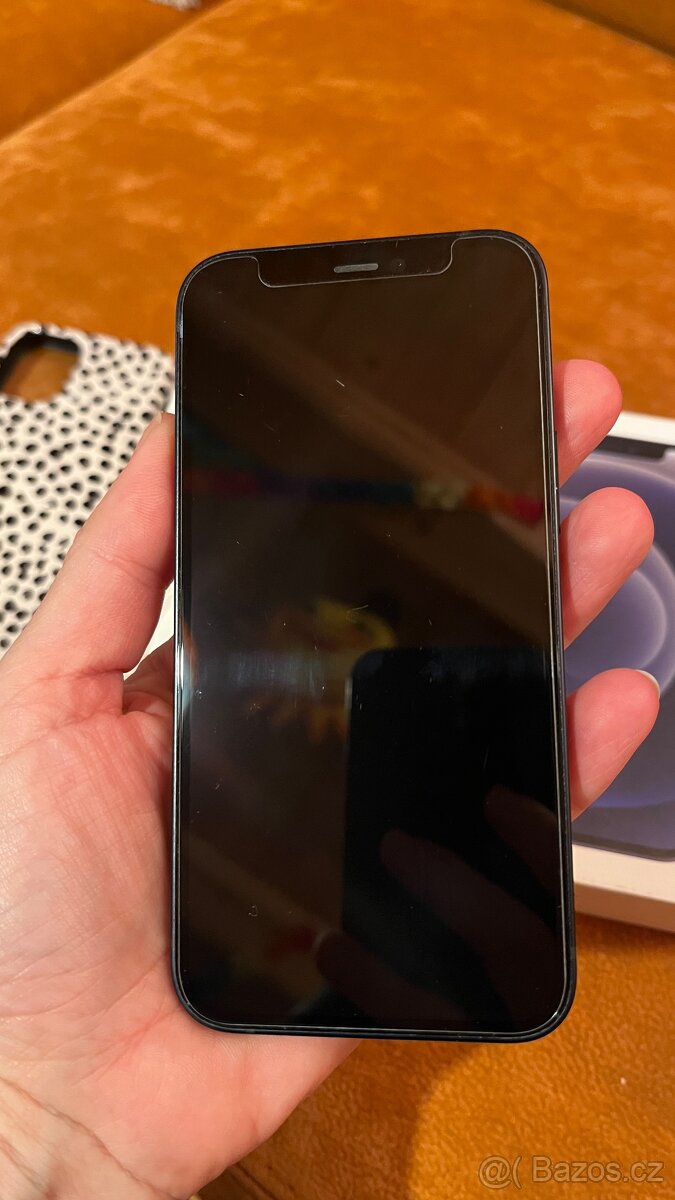 Prodám tmavě modrý iPhone 12mini 128GB - top stav - 8