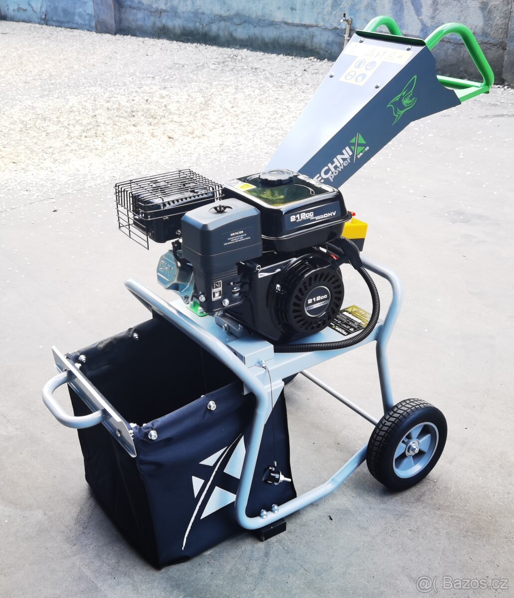 Benzínový drtič větví do 50 mm, DR-X50 - TECHNIX - 8