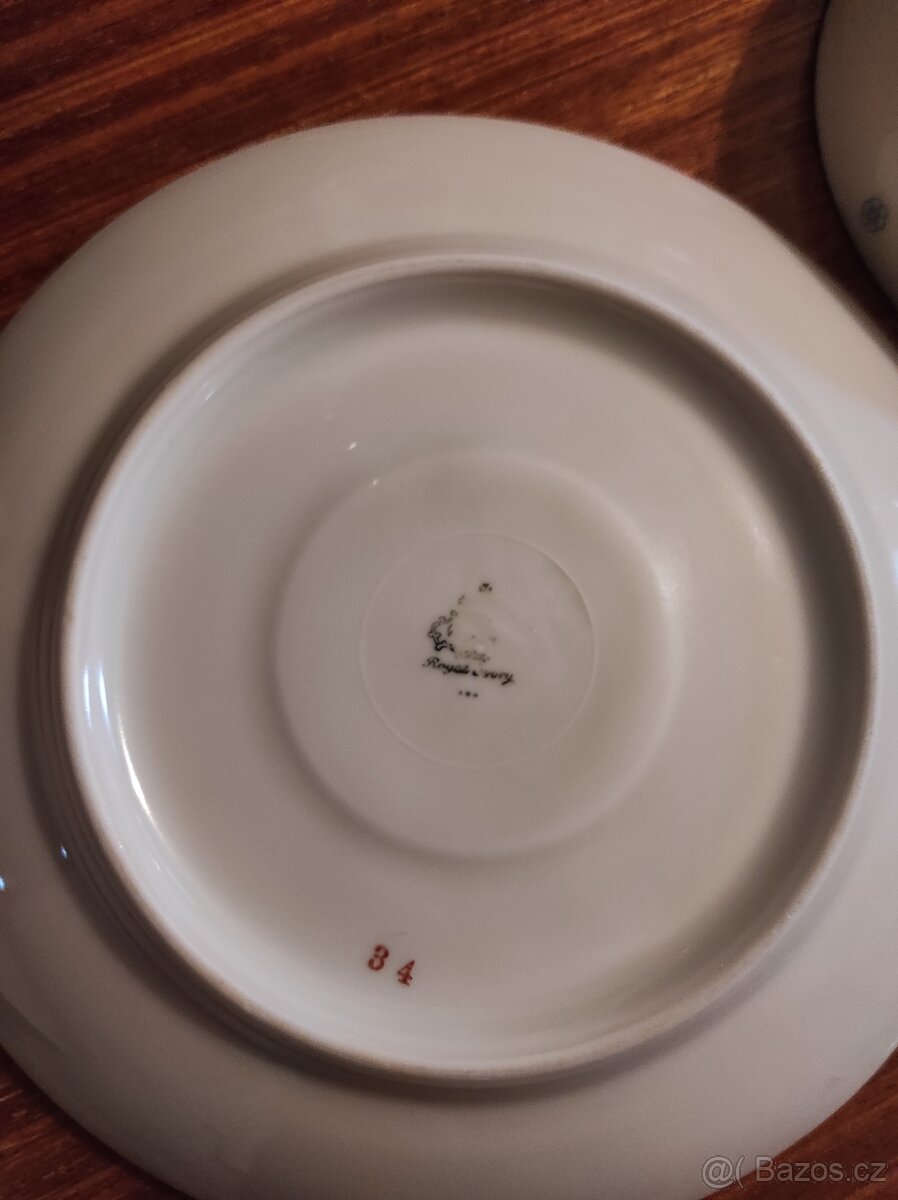 Čajová souprava - starožitnost - 8