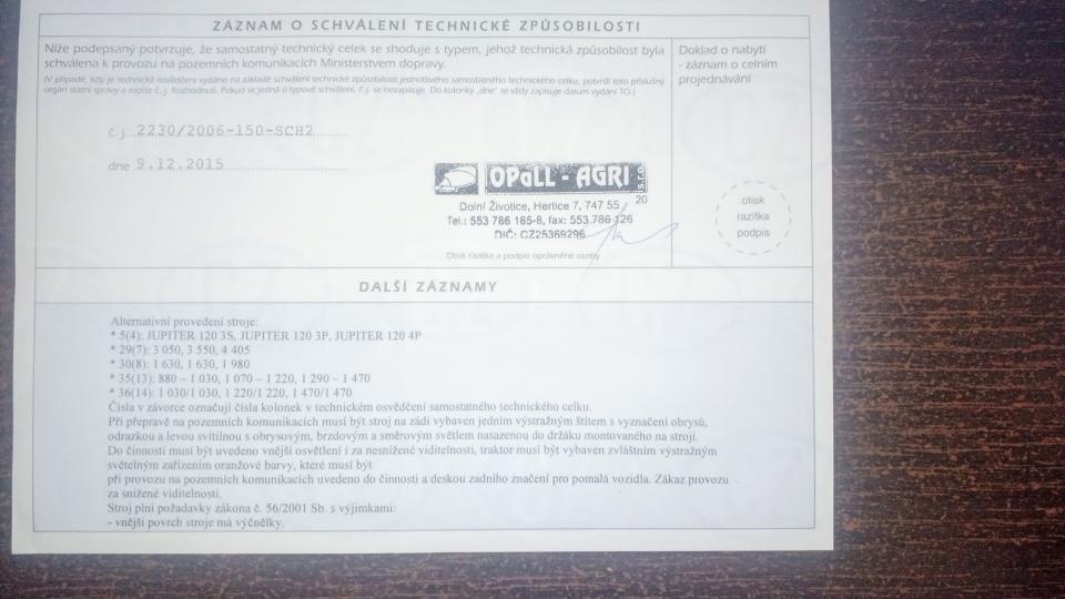 PLUH OPALL AGRI JUPITER II 120/90 4S - 8