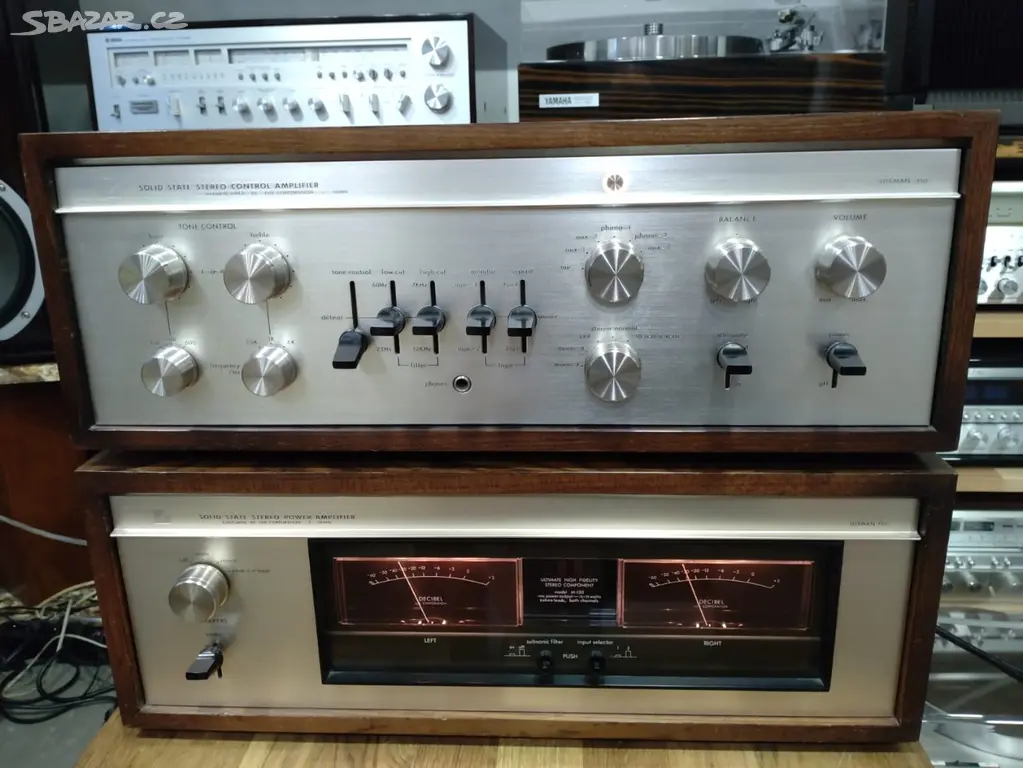 předzesilovač a koncový stupeň Luxman CL350 a M150 - 8