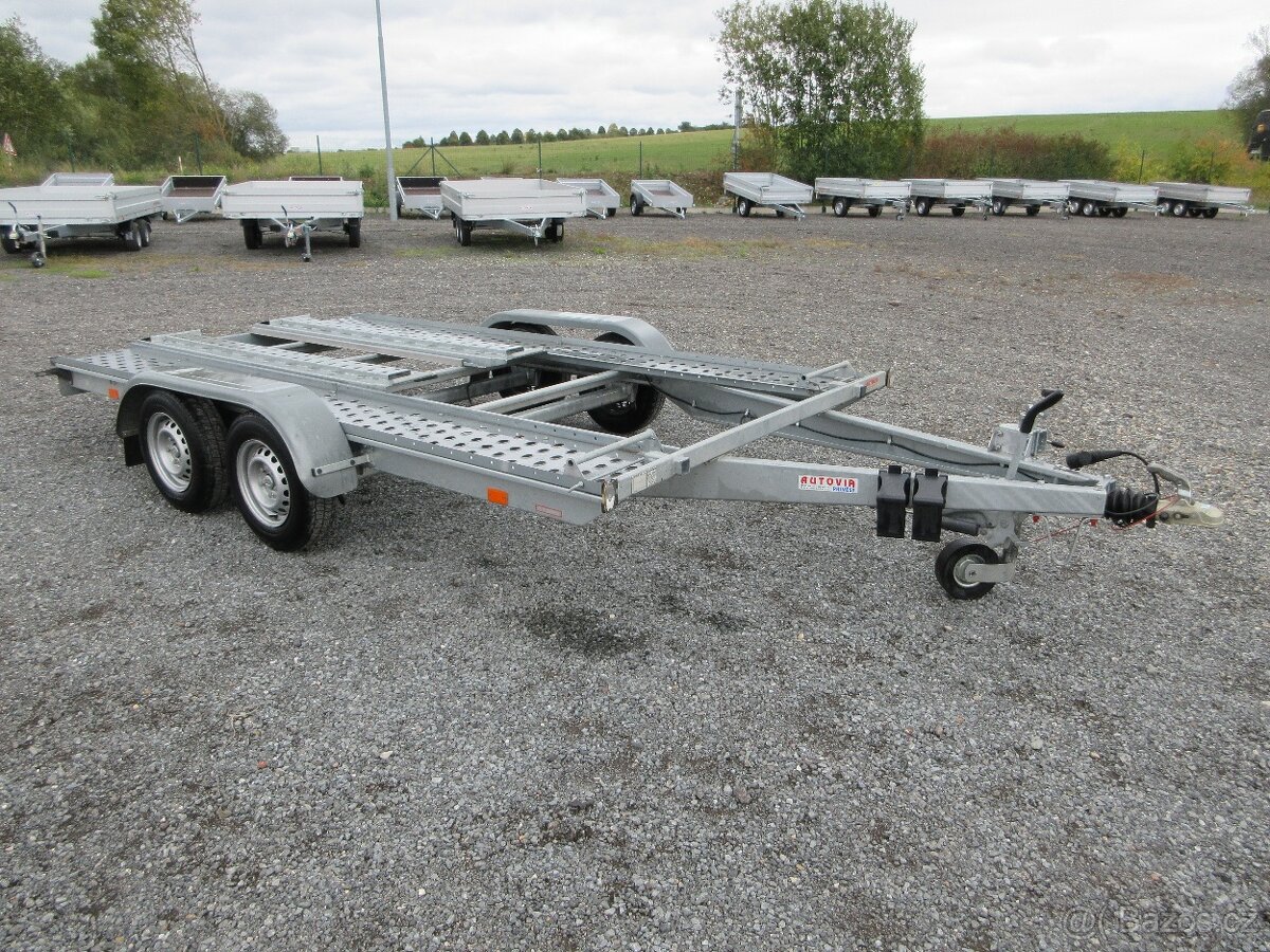 Ojetý přívěs pro přepravu aut PM 2,0T 3,95x2,00 - 8