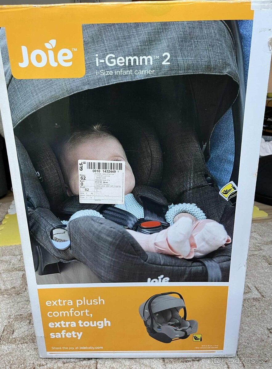 Autosedačka Joie I-Gemm 2 - grey flannel - 8