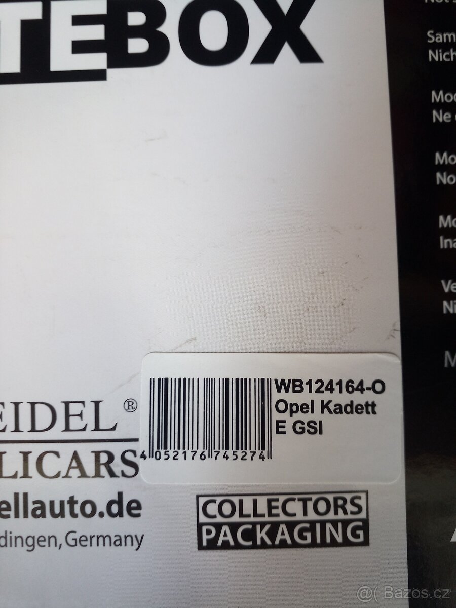 Opel Kadett GSi 1/24 White box - 8